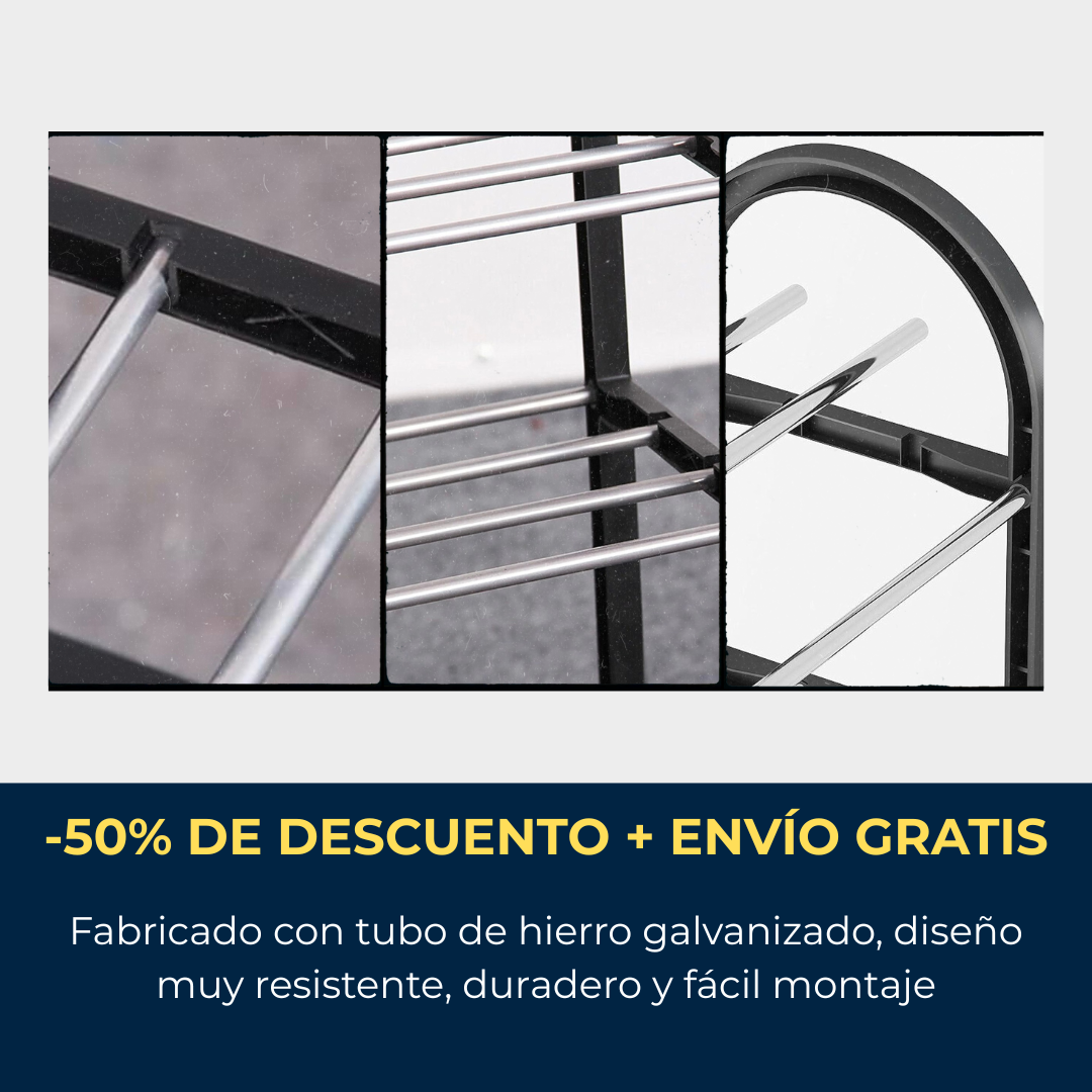 ZAPAHOME® Estantería Zapatero con 5 Baldas – Alta Resistencia y Estilo