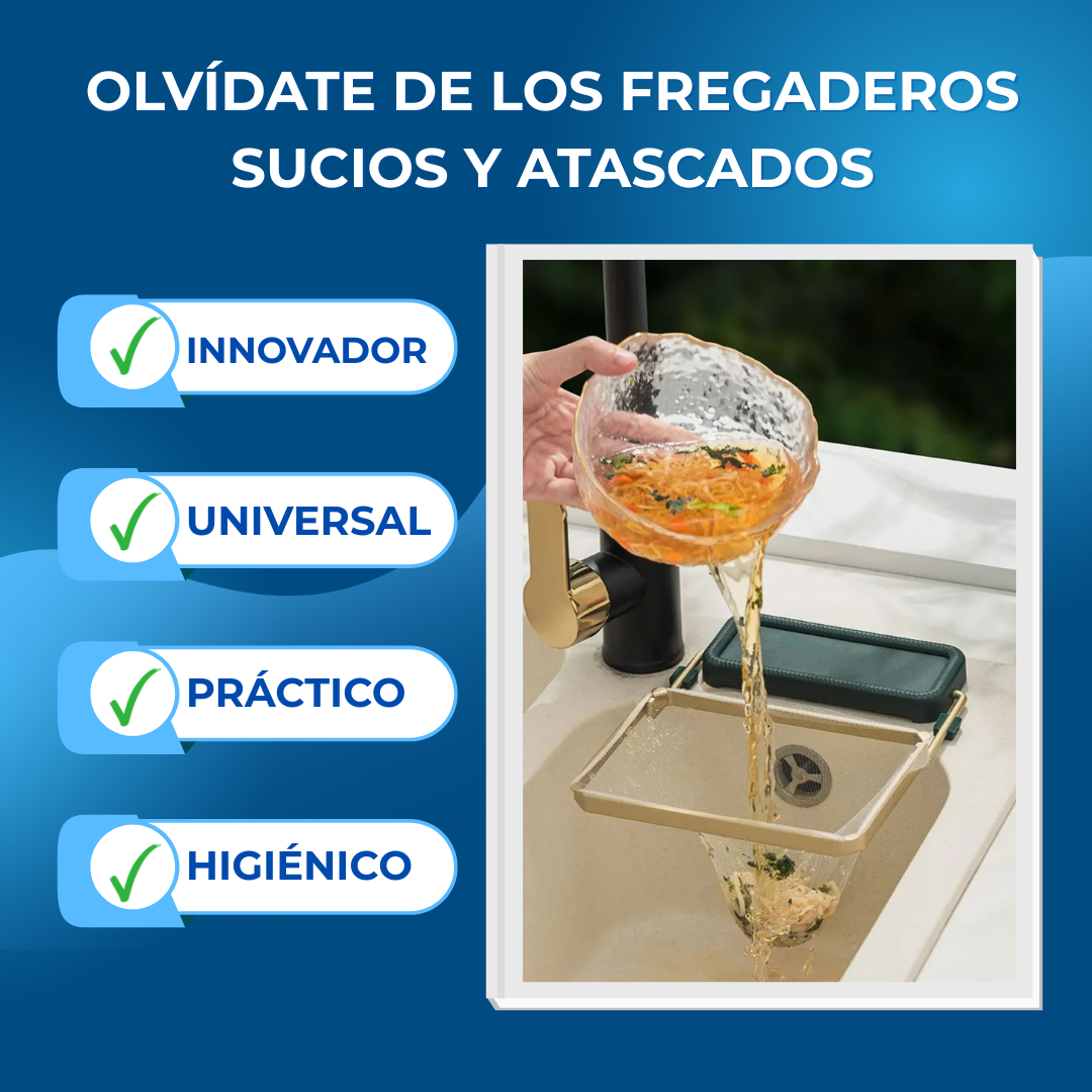 AGUALINA® Colador Multiusos Para Fregadero - Ahorra Tiempo y Evita Atascos