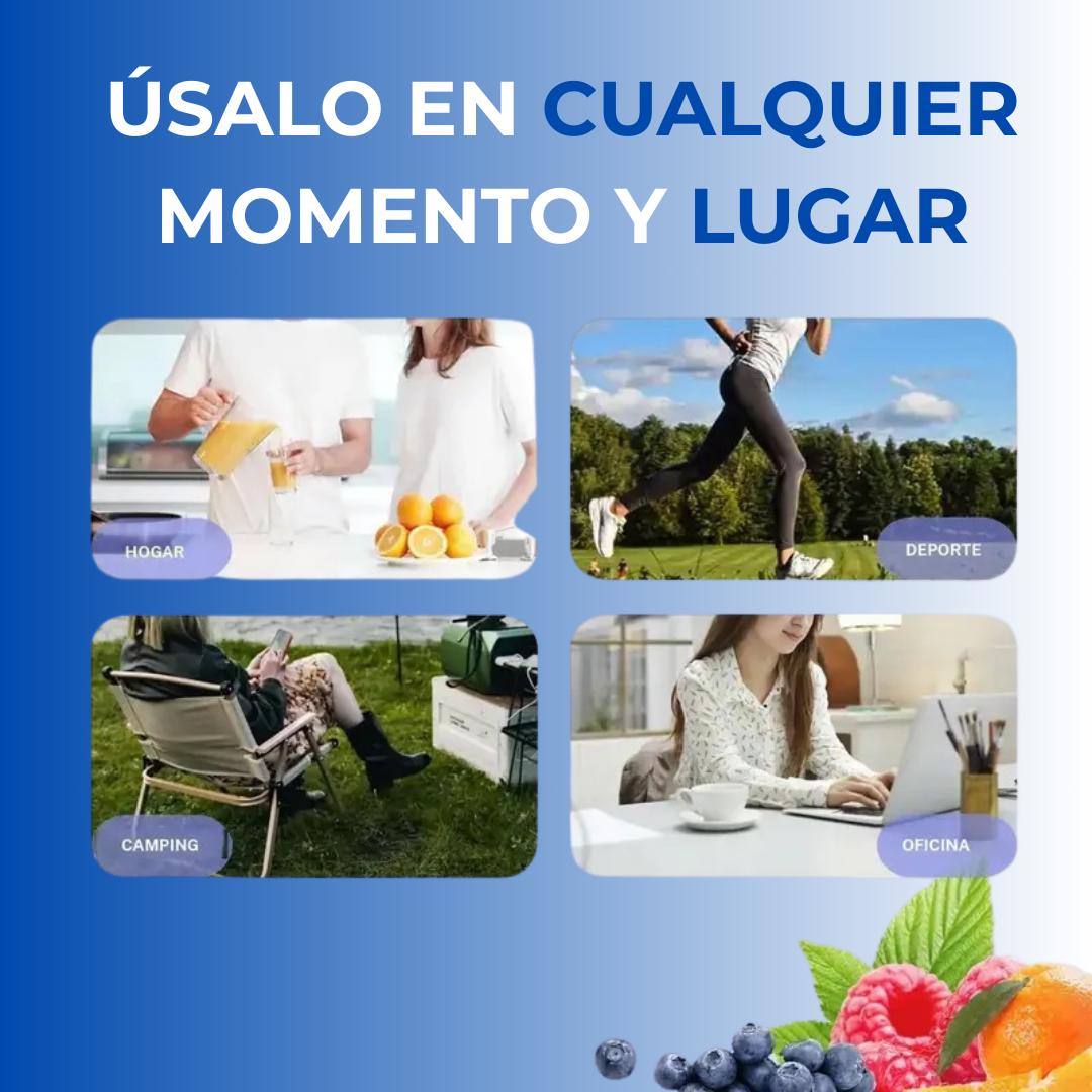 PORTAMIX® Batidora Portátil – Tu batido listo en 20 segundos.