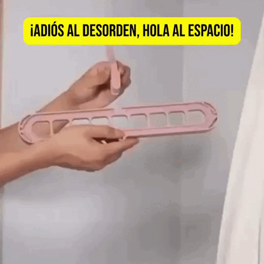TUCOLGADOR® Pack 5 Perchas Multiuso – Ahorra Espacio y Organiza tu Ropa
