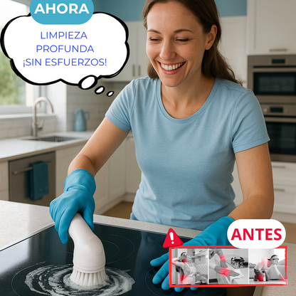 CEPIFLASH® Cepillo de Limpieza Eléctrico Multifuncional – ¡Limpieza rápida y eficiente para todo tu hogar!