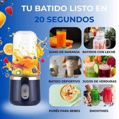 PORTAMIX® Batidora Portátil – Tu batido listo en 20 segundos.