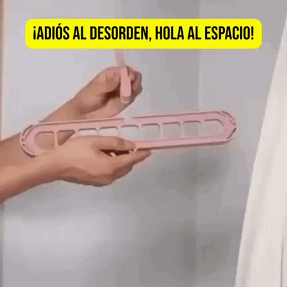 TUCOLGADOR® Pack 5 Perchas Multiuso – Ahorra Espacio y Organiza tu Ropa