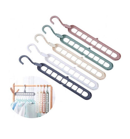 TUCOLGADOR® Pack 5 Perchas Multiuso – Ahorra Espacio y Organiza tu Ropa